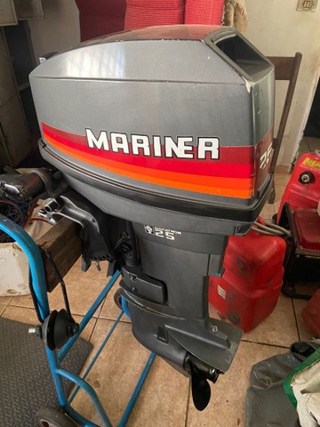 Motor de poupa mariner 25 top por 7500