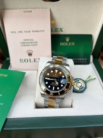 Relogio Rolex submariner date twotone