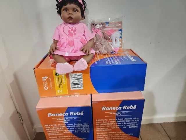 Boneca Bebe Realista Bela 48Cm: Promoções