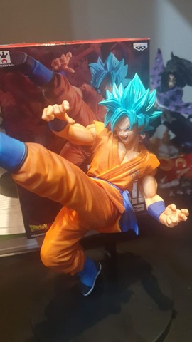 Son Goku Fes Figure Dragon Ball Super super saiyajin blue Original com caixa original