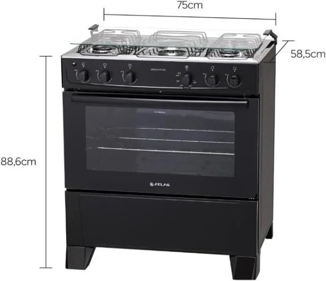 Fogão 5 Bocas Atlas Mônaco Plus - Foto 4