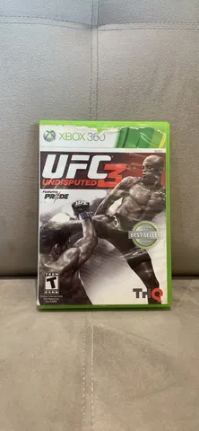 Jogo de Luta Ufc 3 Undisputed Xbox 360 Original Seminovo