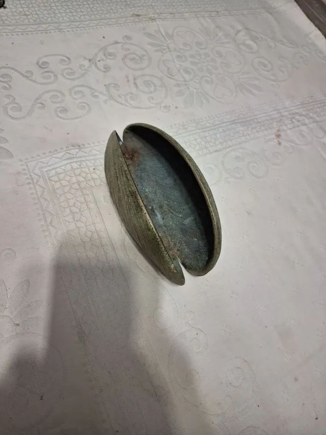 Porta guardanapo em formato de concha .antiguidade  - Foto 2