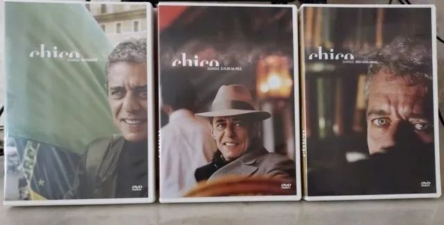 DVD Chico Buarque Vol. 1-Box C/3 DVDs-Com os encartes e em ótimo estado - Foto 4