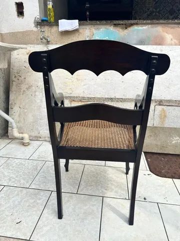 Cadeira Estilo Mineira Rabo de Macaco com Braços em Cedro - Foto 4