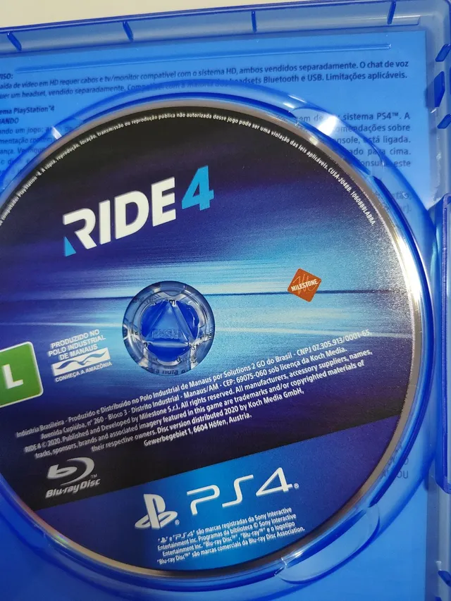 Ride 4, Jogo PS4