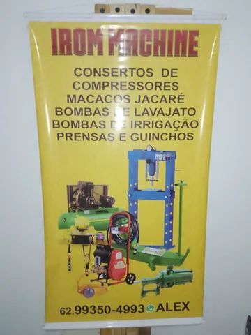 Serviços de compressor e máquinas 