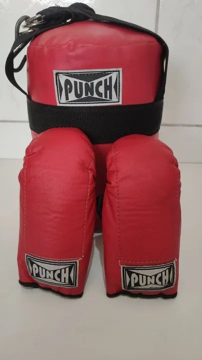 Saco de pancada, com par de luvas infantil - ORIGINAL PUNCH - Foto 2
