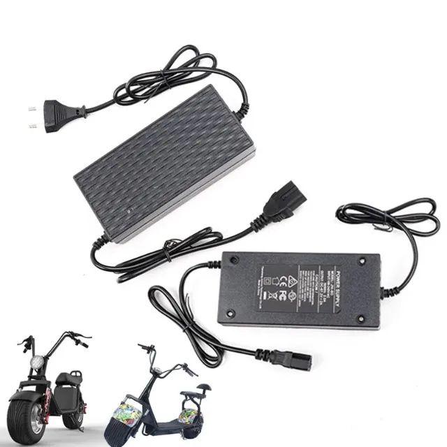carregador de bateria moto bicicleta bivolt dc-60.2v 2a jn-60