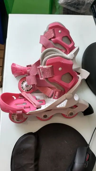 Patins Infantil Rosa  - Foto 4