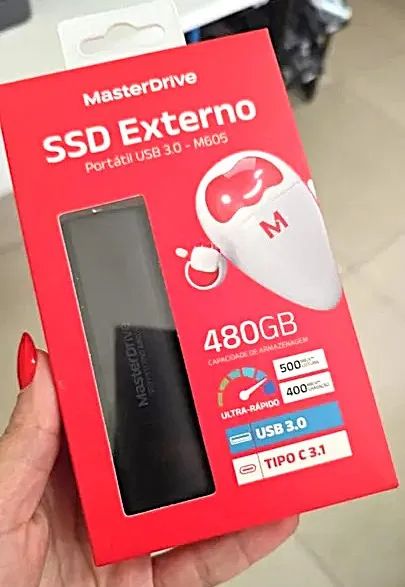 SSD Externo MasterDrive 480GB - Portátil USB 3.0 - Foto 3
