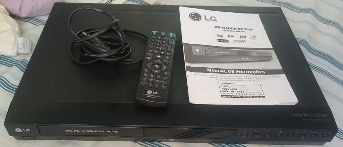 Gravador Dvd LG modelo DR265