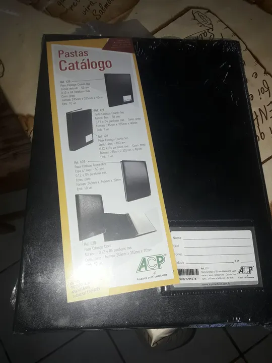 Pasta catálogo com 50 envelopes