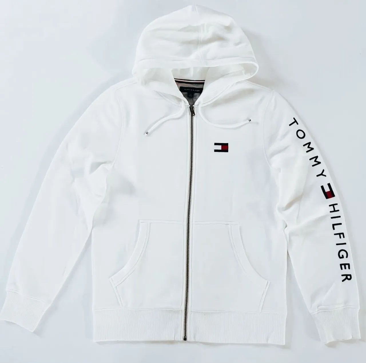 Casaco de Moletom Tommy Hilfiger Branco