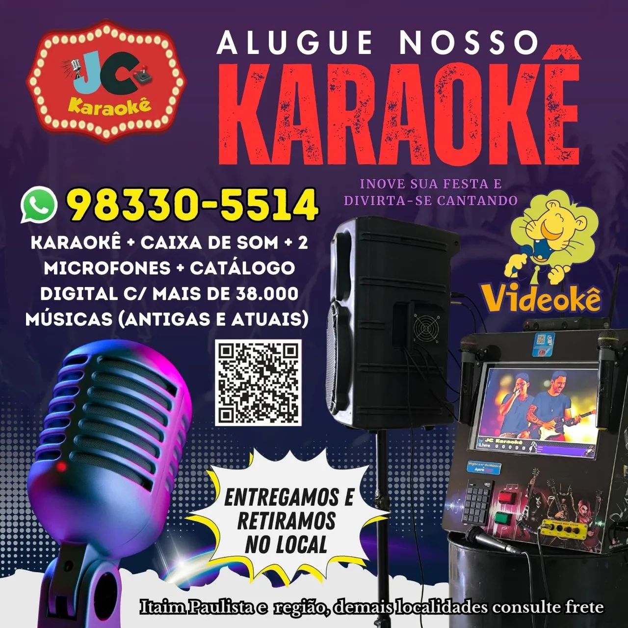 Locação de Máquina de Karaokê