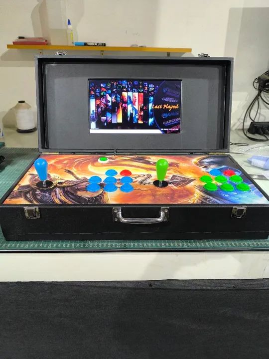 Arcade fliperama multi jogos maleta - Consoles de Vídeo Game