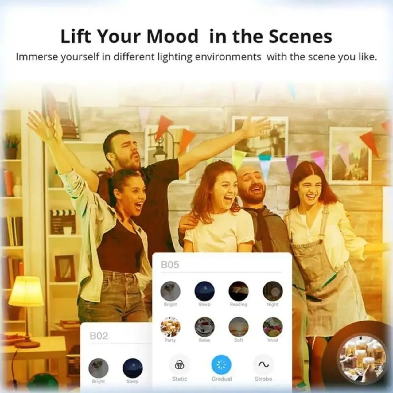 Lâmpada RGB Sonoff Wifi, Compatível com Alexa,  Aplicativo  - Foto 4