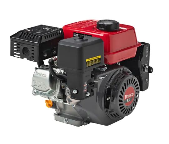 Motor estacionario à Gasolina 5,5CV 4T sem Alerta de Óleo B4T-6.5H - Branco - Foto 2