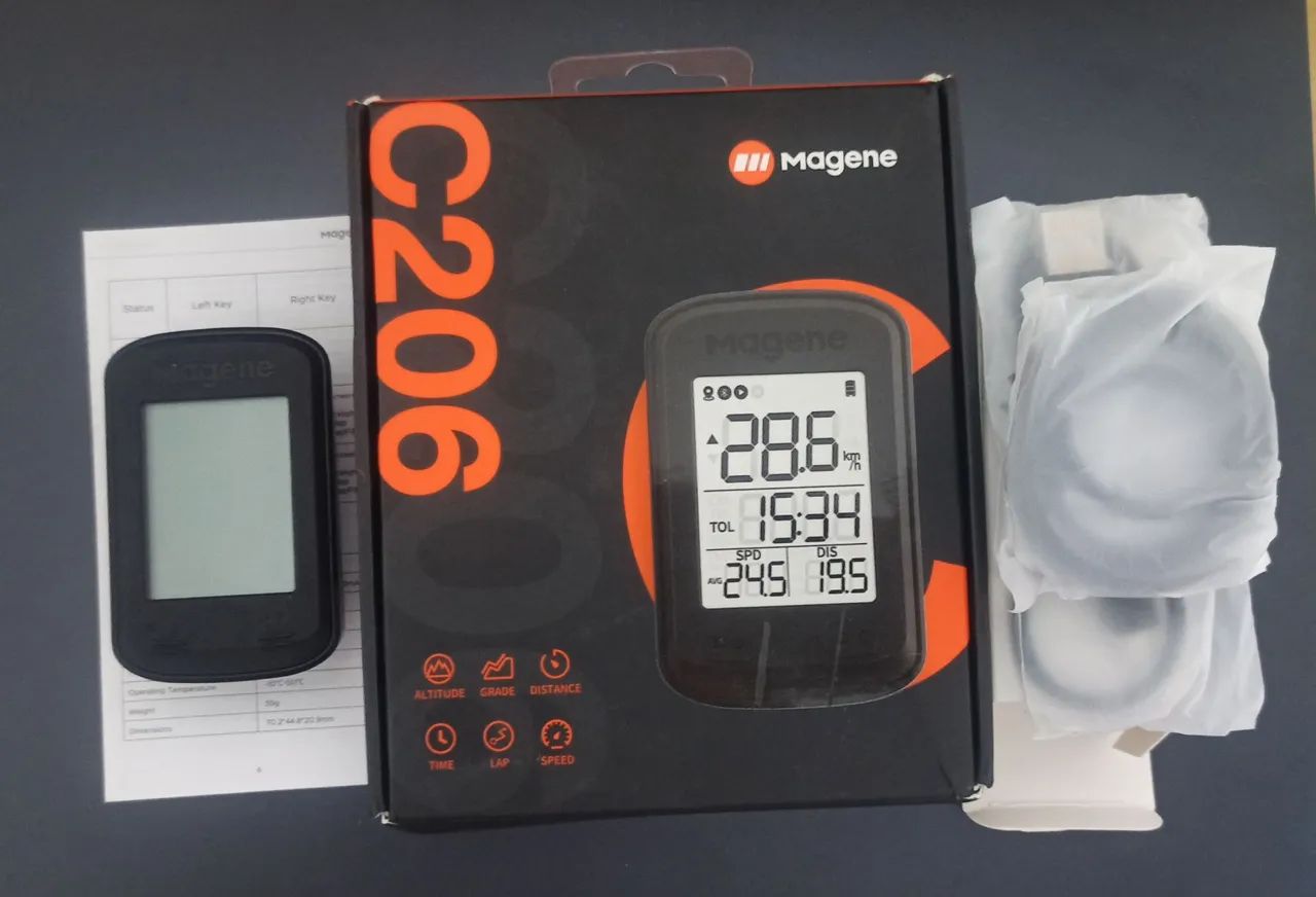 Computador de Bicicleta Magene C206 - Novo