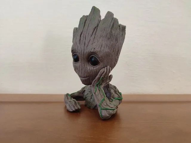 Groot - Vaso de Flores, Porta Objetos ou Decoração - 15cm - Foto 2
