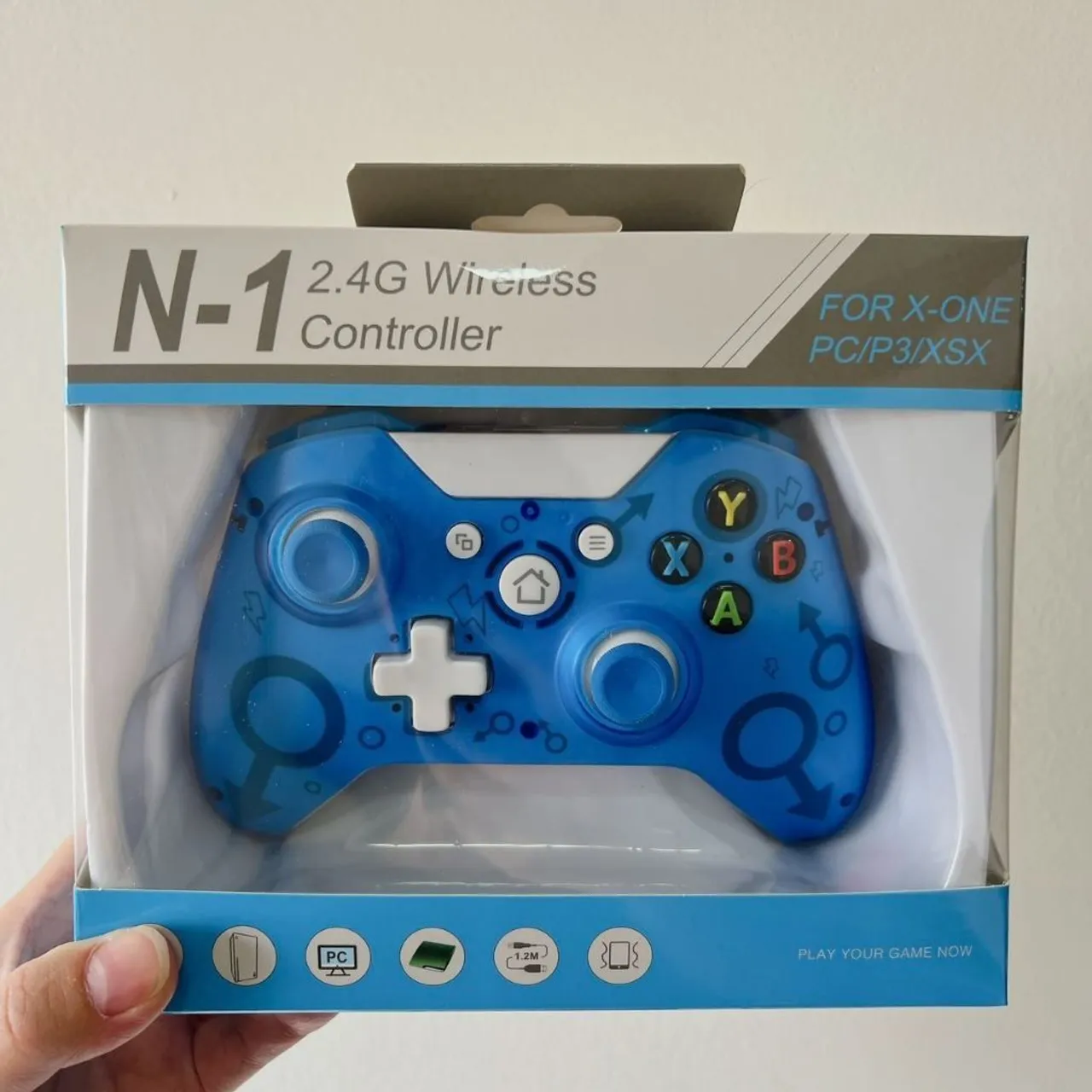 Controle N-1 Joystick Sem Fio Compatível Pc Xbox One Ps3 Xsx