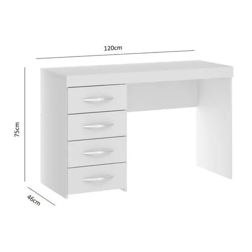 Mesa escrivaninha com 4 gavetas  - Foto 2