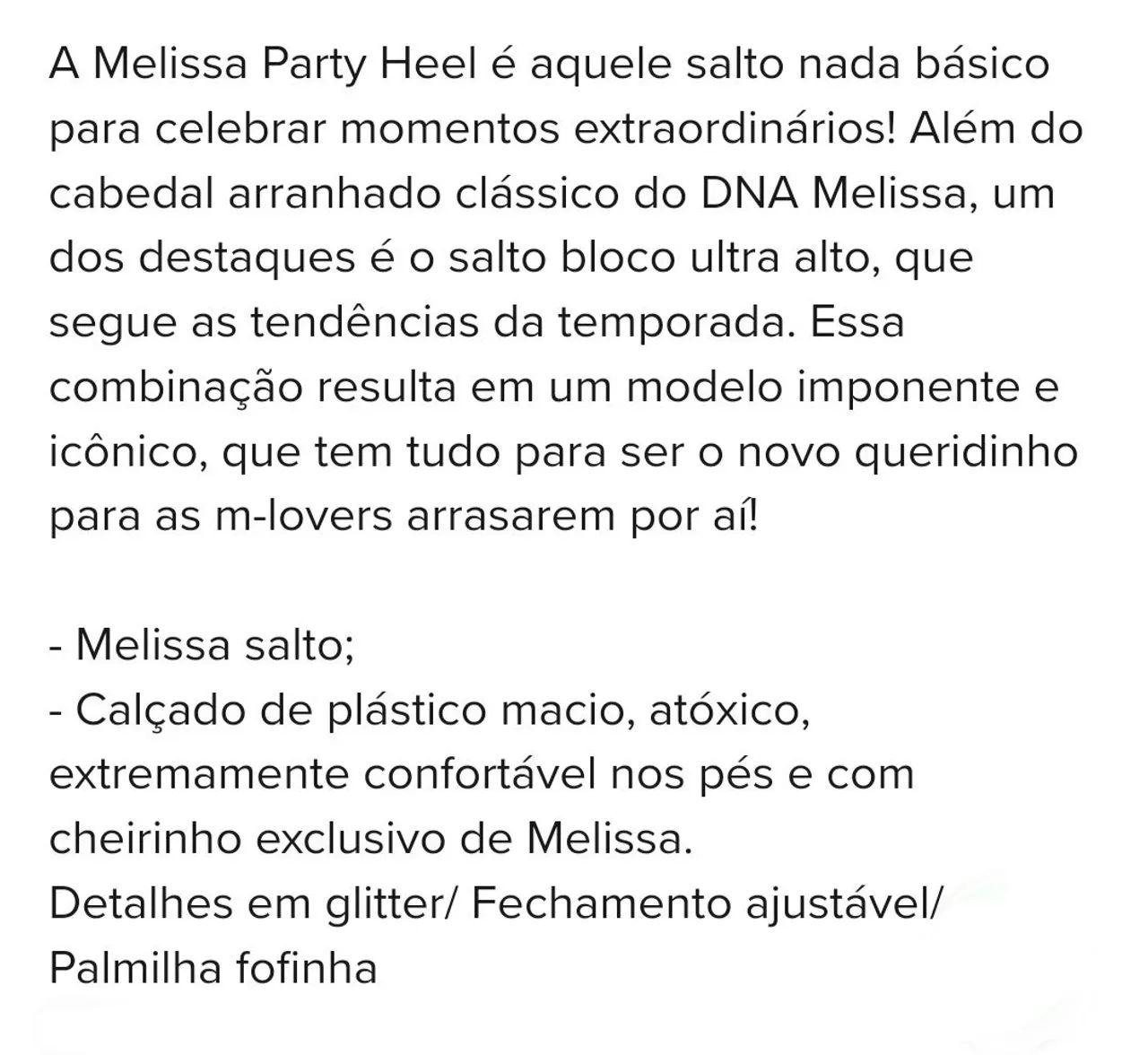 Vendo Melissa Party Heels - Foto 5