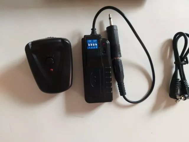 Rádio Flash Trigger Dc-16 Para Flash Tocha Dslr
