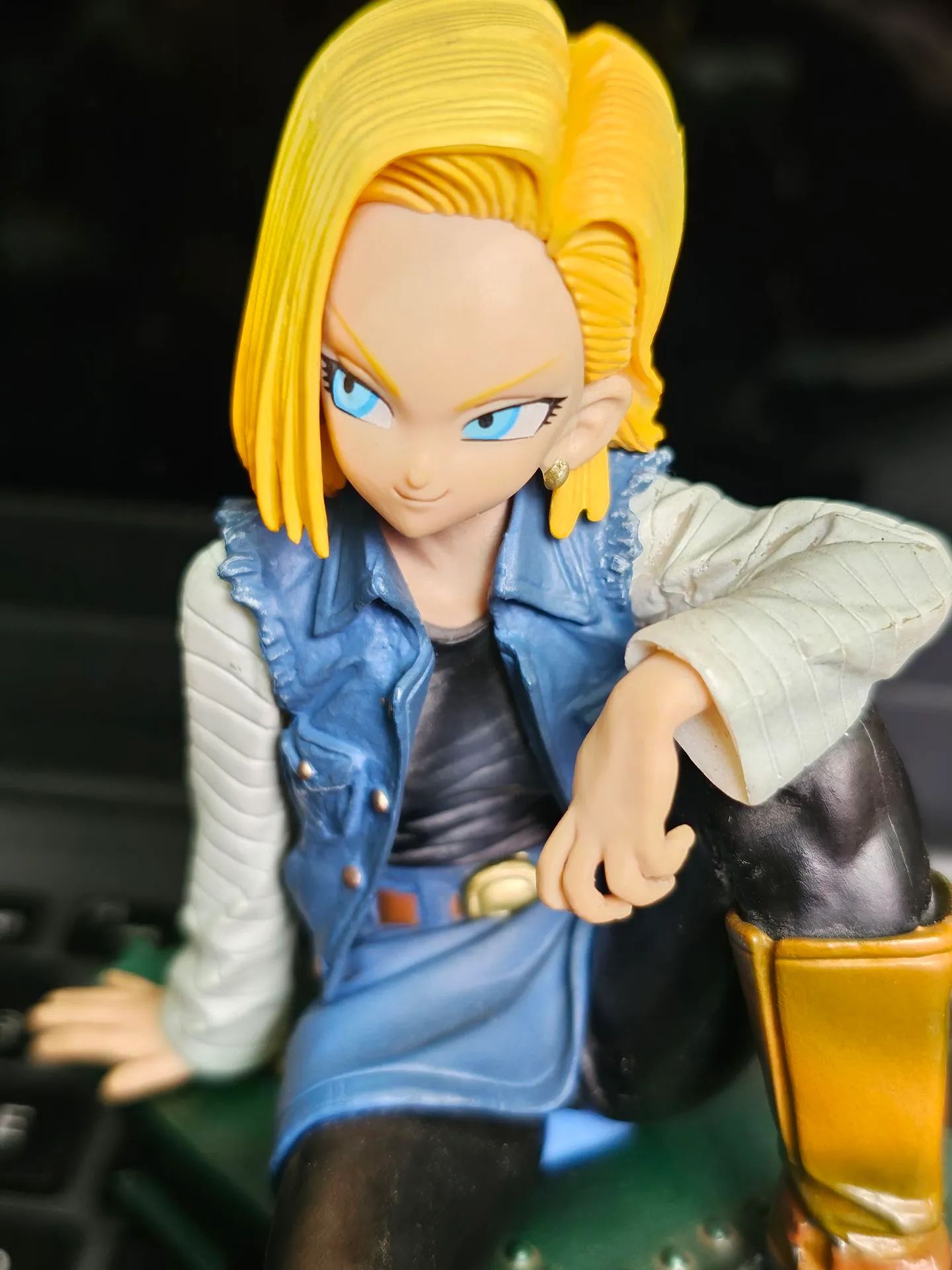 Action figure Android 18 scultures Dragon Ball Z - Colecionável - Foto 3