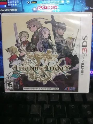 Legend of legacy Nintendo 3ds game jogo lacrado atlus