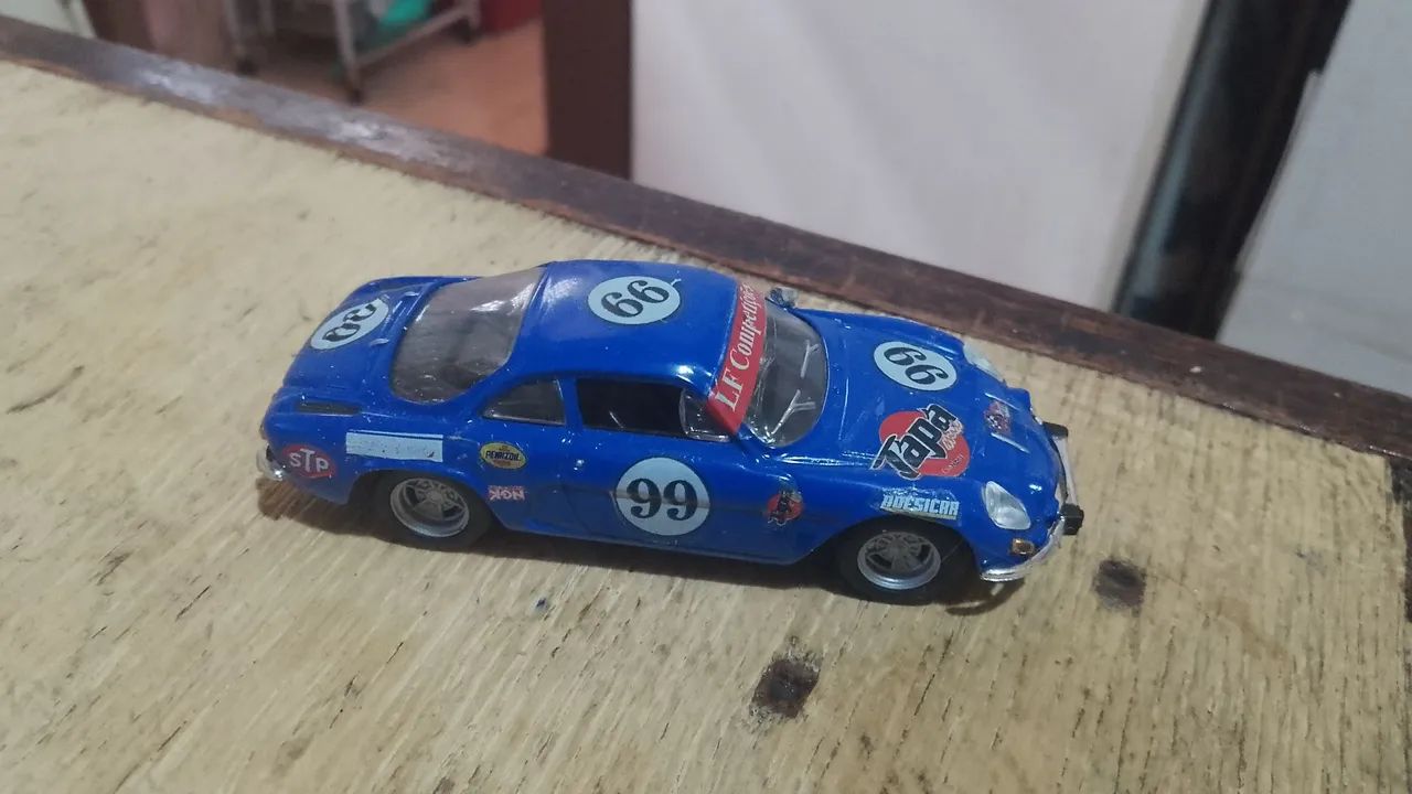 miniatura metal escala 1:43 renault alpine rallye customizado - Foto 5