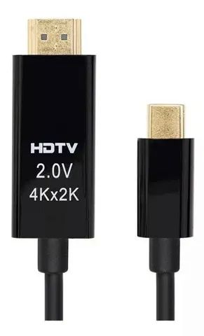 Cabo Usb C 3.1 Para Hdmi 1.8metros 4k - Foto 5