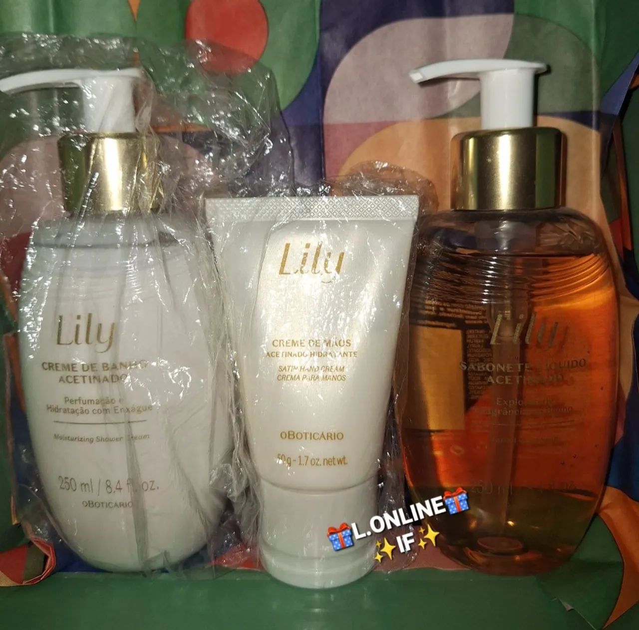 KIT LILY TRADICIONAL ( BANHO) O BOTICÁRIO 