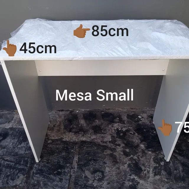 Mesa escrivaninha branca small - Foto 2