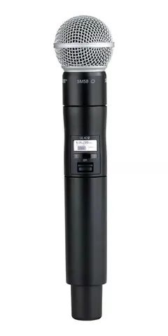 Microfone Sem Fio Transmissor de Mão Shure ULXD2 SM58 J50
