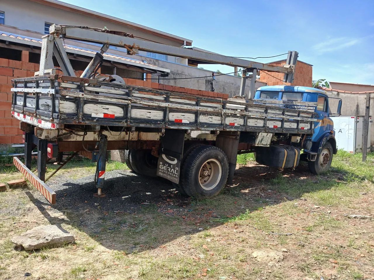 Caminhão Mercedes Benz 1113 - 1965-  Azul - Conservado - Foto 7