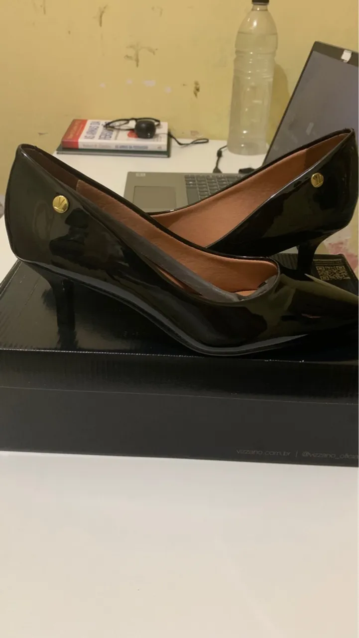 Scarpin Vizzano Preto - Elegância e Conforto