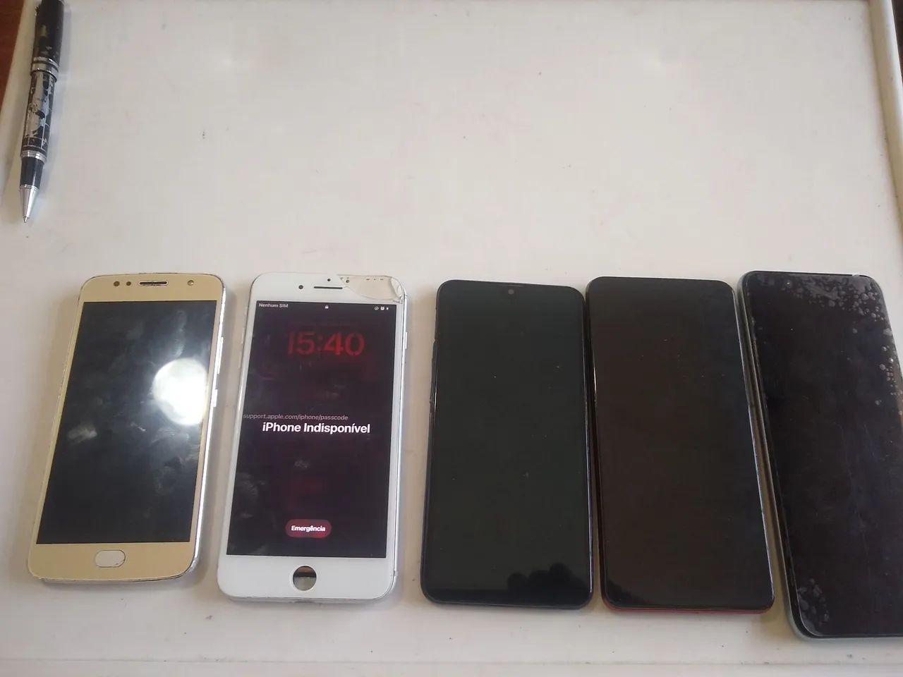 Aparelhos para concerto o moto G5s tá funcionando - Foto 4