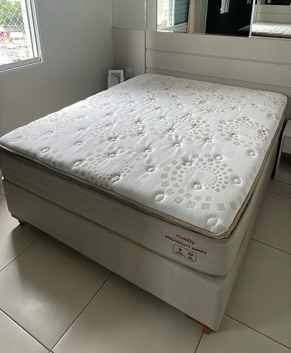 Cama Box Probel Queen - Seminovo - Foto 3