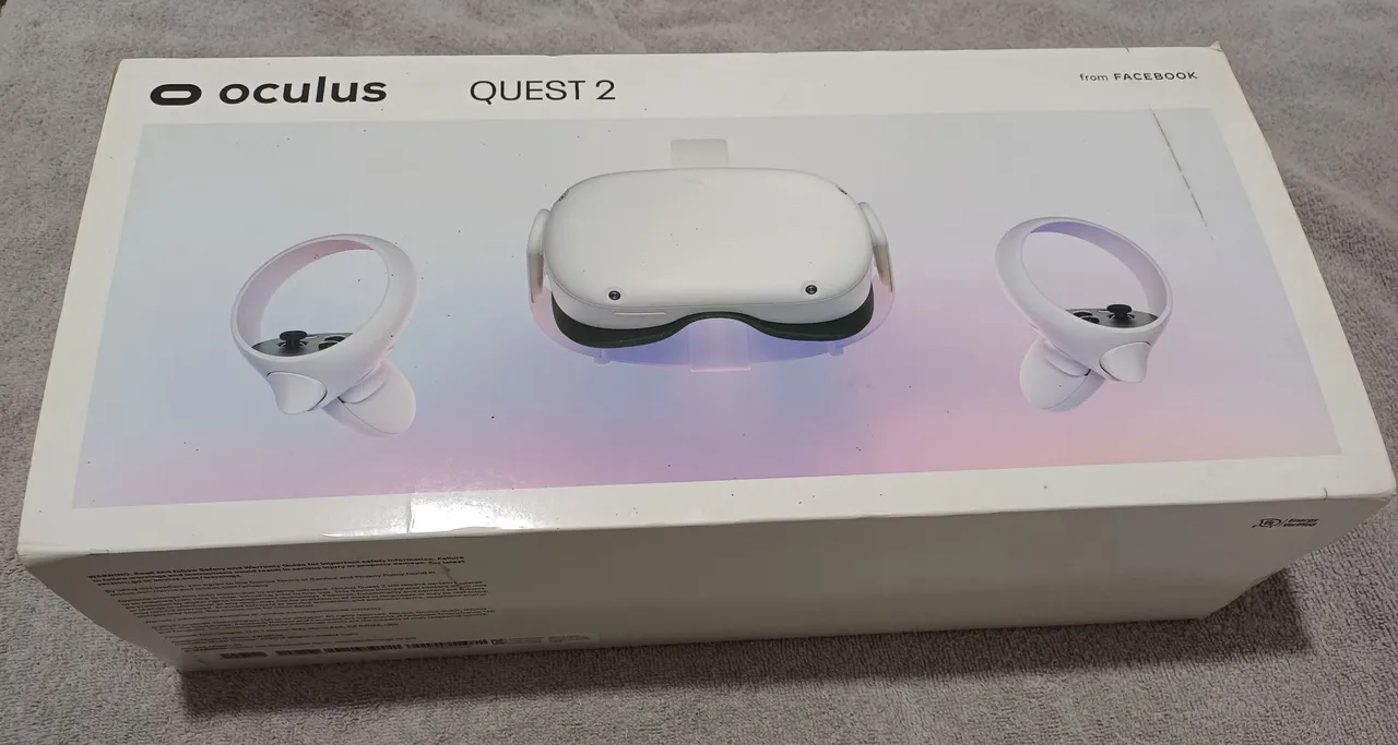 Óculos VR Quest 2 64GB Semi-Novo + Acessórios!