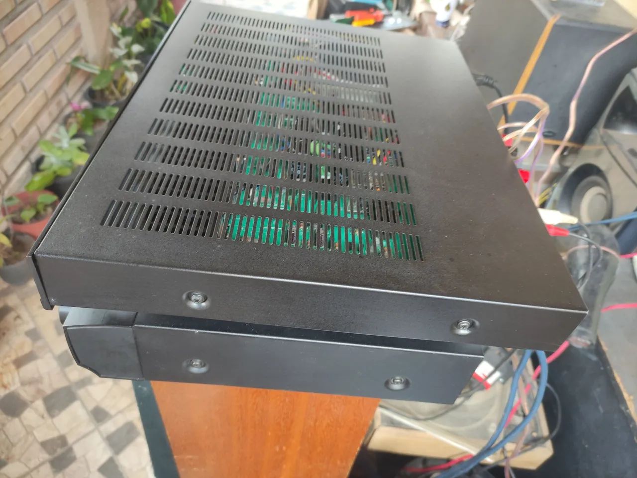 Conjunto de áudio Yamaha - amplificador e pré-amplificador - Foto 3