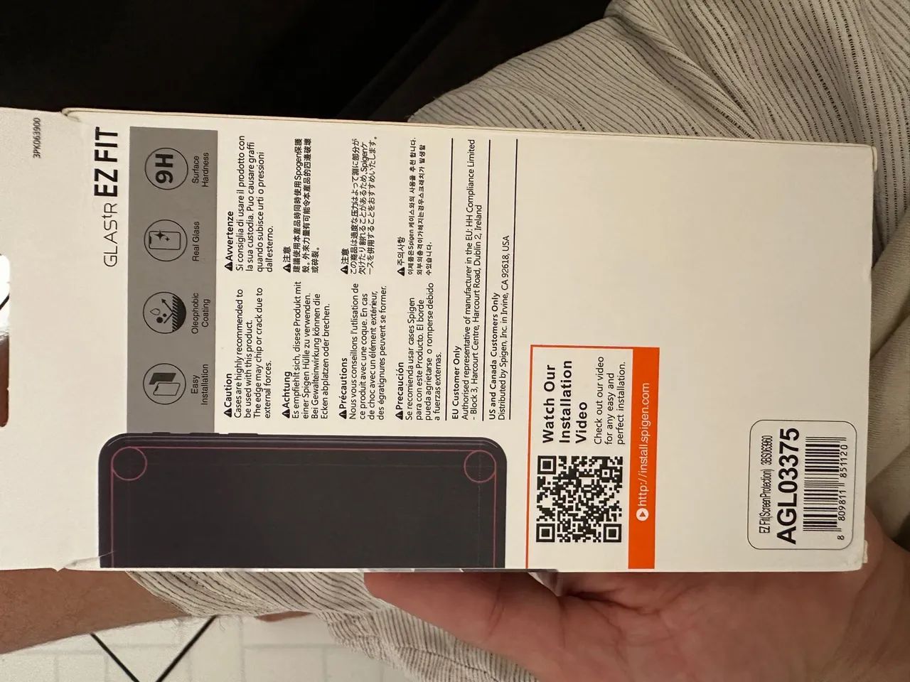 Película de Vidro Temperado Spigen Glas.tr EZ Fit para iPhone 14 Pro Max - Foto 2