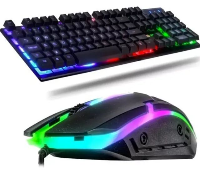 Kit Teclado e Mouse Rgb Com fio - Foto 2