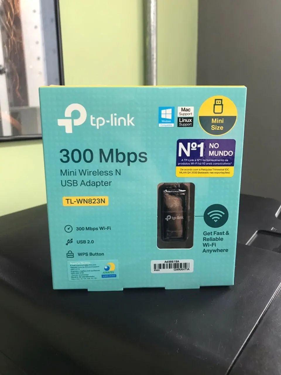 Adaptador Wi-Fi USB TP-Link TL-WN823N 300Mbps