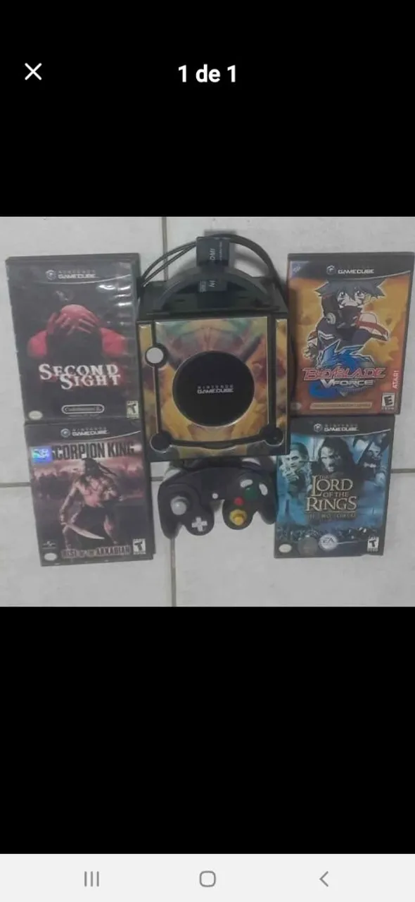 GameCube + Jogos + Controle