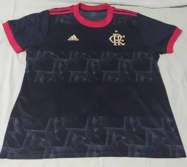 Camisa Flamengo Preta 2021 Adidas 2GG Roupas Esportivas São