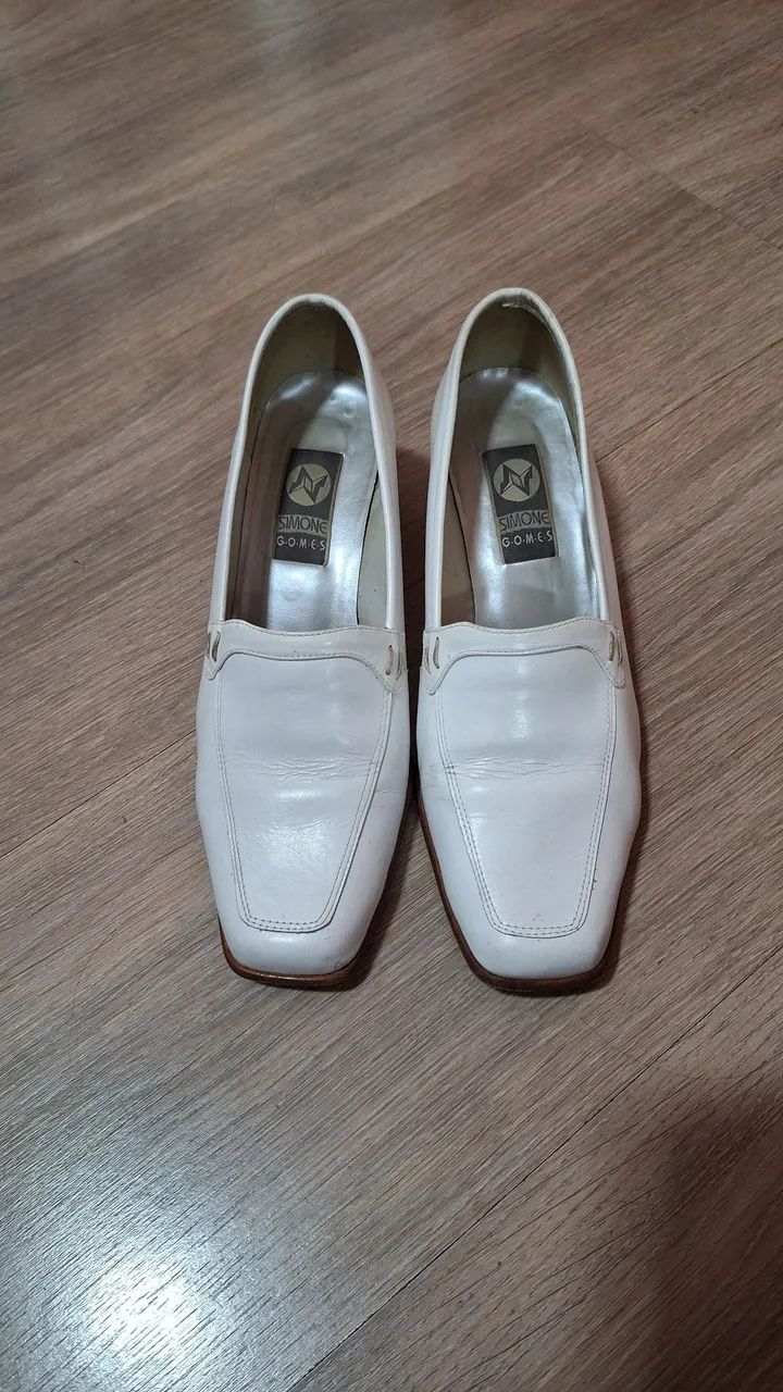 Sapato Social Feminino Branco - Foto 3