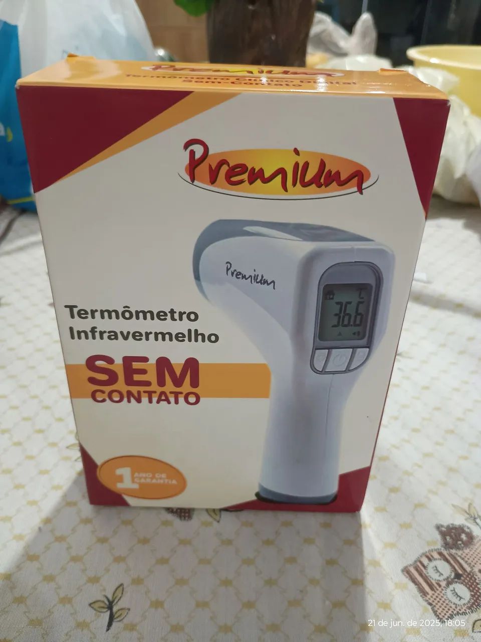 Termômetro Infravermelho Sem Contato Premium