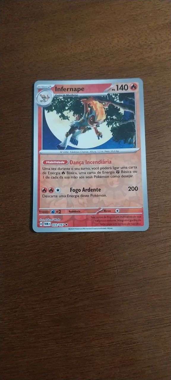 Carta Pokémon Infernape 173/167 - Foto 2