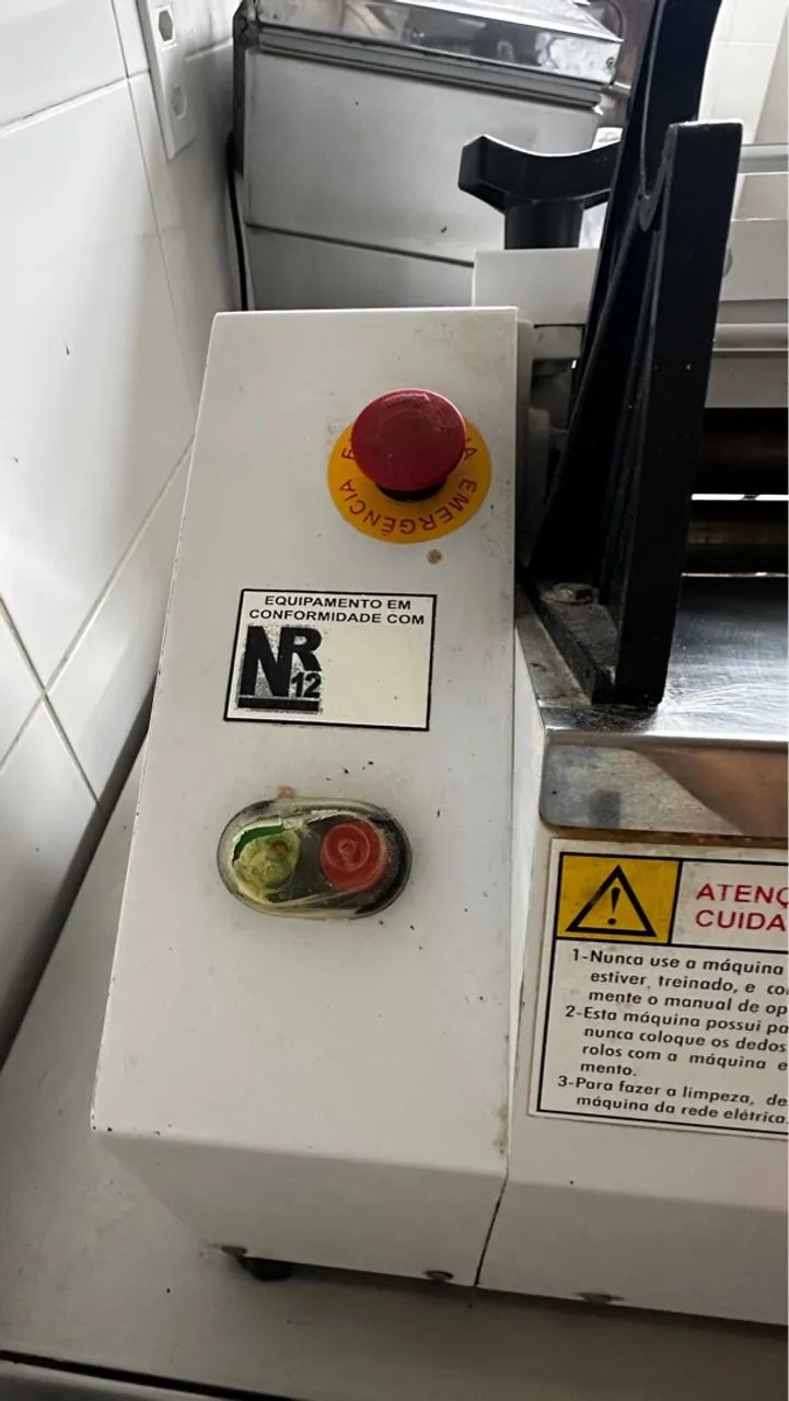 Cilindro de mesa branco/ inox 300MM BERMAR  - Foto 5